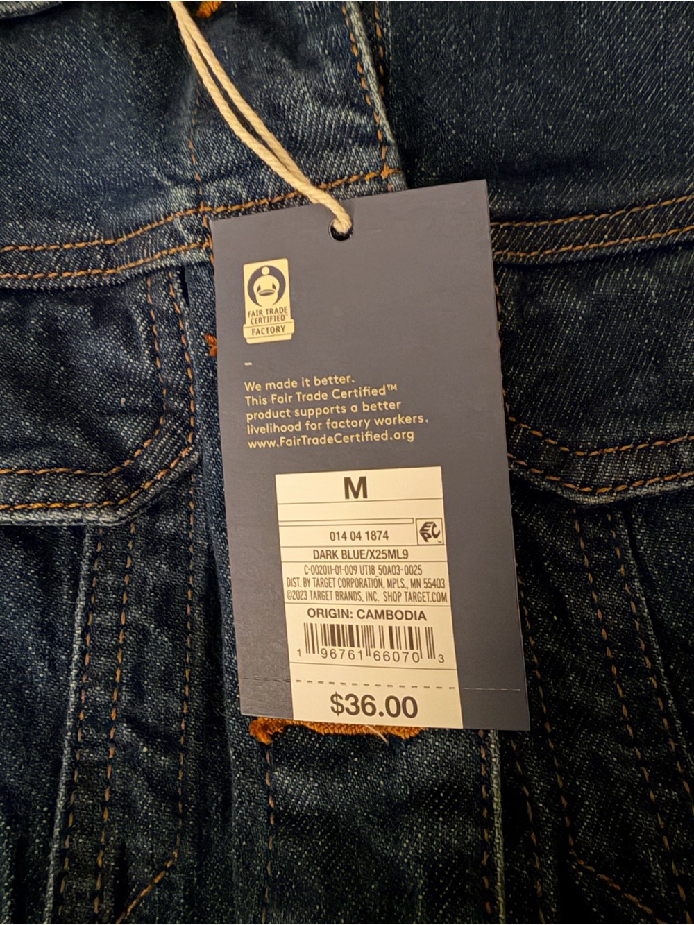 Universal Threads Denim Mini Dress - Picture 4 of 4